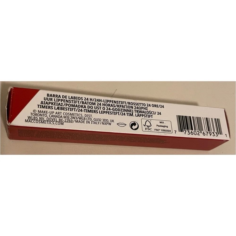 M.A.C Locked‎ Kiss 24HR Lipstick, .06 OZ/1.8g